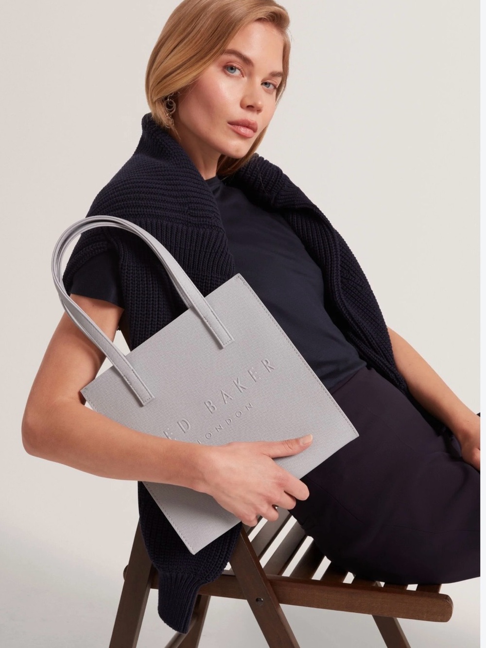 Ted Baker Light Gray Tote Bag - Picture 6 of 14